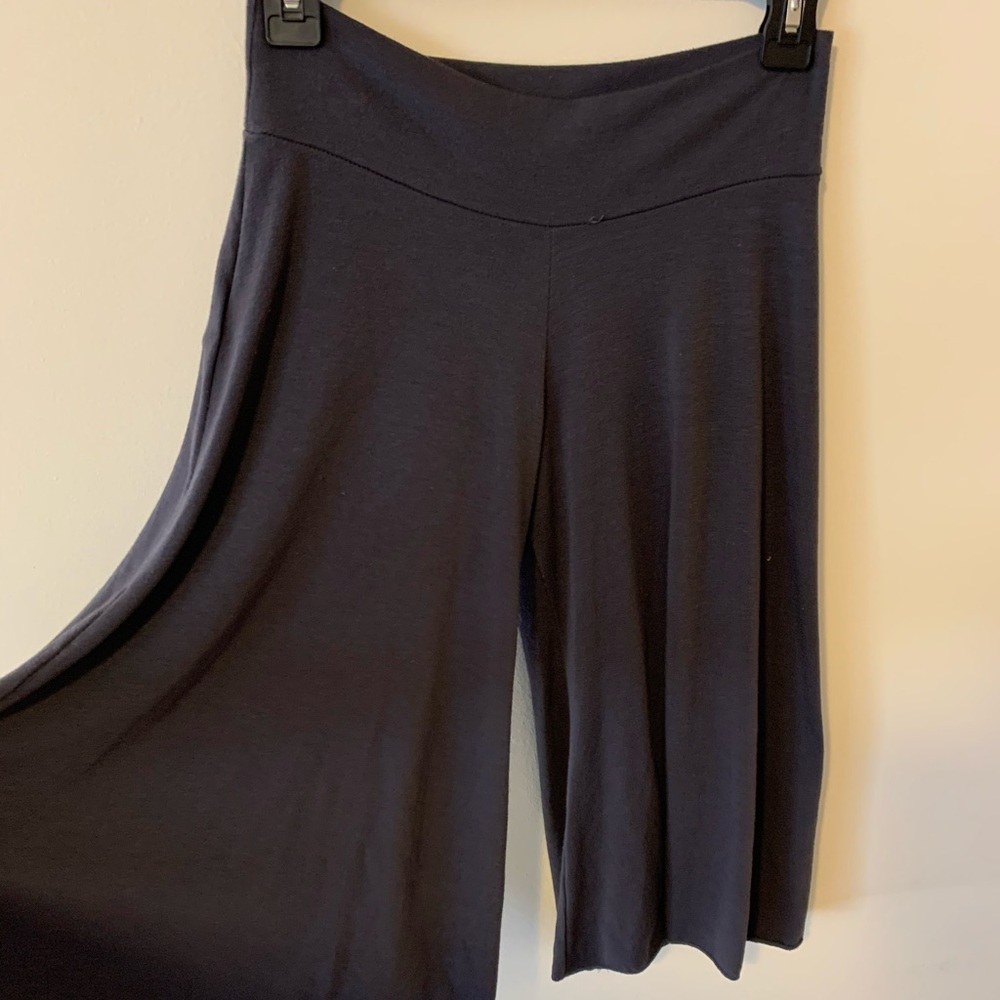 Dark Gray Long Flow Shorts